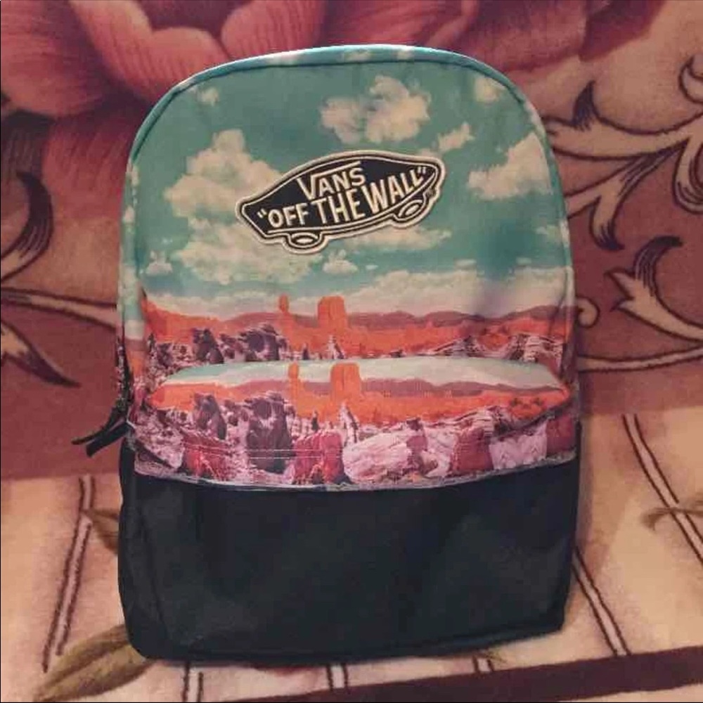 Canyon and Sky scenery Vans Backpack